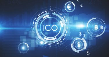 ico initial coin offering abstract