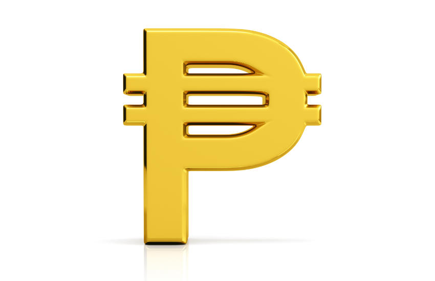 Philippine on sale peso sign