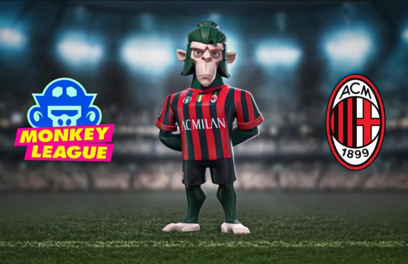 AC Milan football partners MonkeyLeague for NFT strategy game - Ledger  Insights - blockchain for enterprise