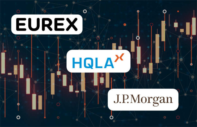 Eurex DLT collateral HQLAᵡ JP Morgan